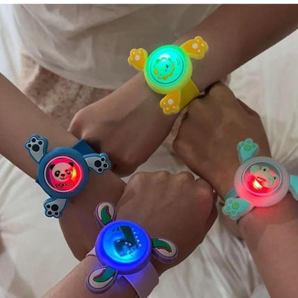 Kids cartoon bracelet wrist band with LED light