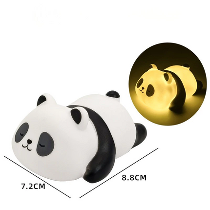 Mini sleeping panda lamp