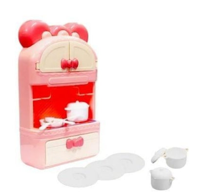 Portable mini kitchen set
