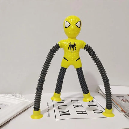 Spiderman suction tube Toy with Led light