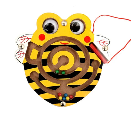 Magnetic wooden  Maze Toy