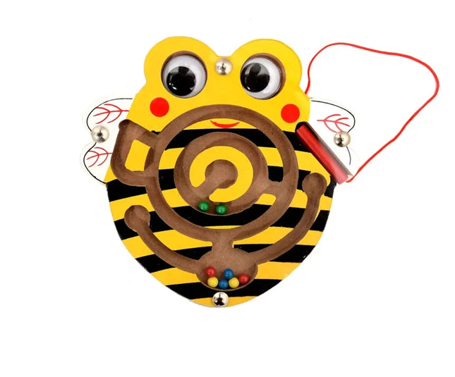Magnetic wooden  Maze Toy