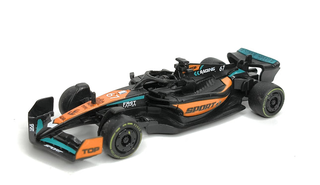 1:36 Scale Diecast McLaren MCL38 2024 F1 Car | Pull Back Racing Model | Metal Body Replica