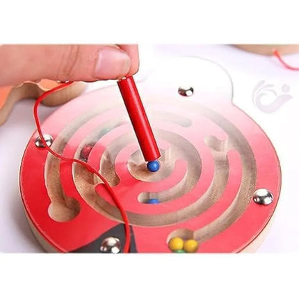 Magnetic wooden  Maze Toy