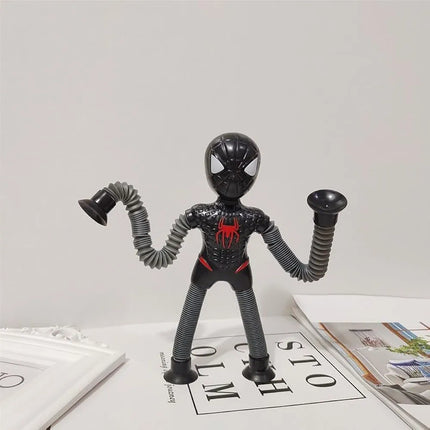 Spiderman suction tube Toy with Led light