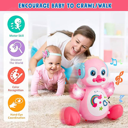 🦆 Dancing Duck Toy with Light & Sound | Musical Baby Toy for Kids