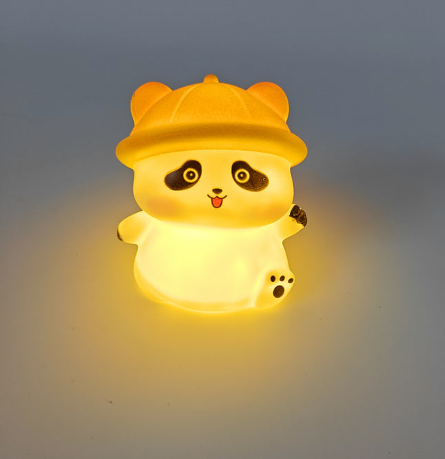 Mini sitting panda with cap night light
