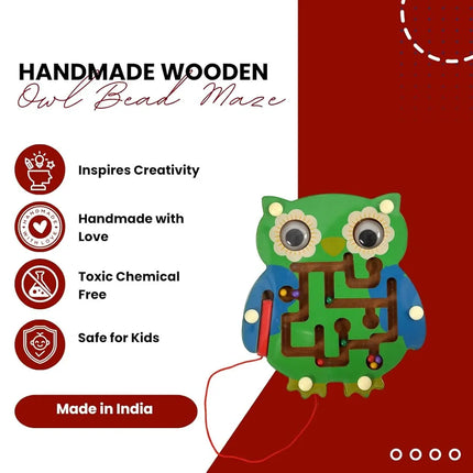 Magnetic wooden  Maze Toy