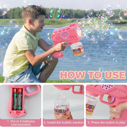 🌈 Kids Automatic Bubble Gun – Endless Bubbly Fun! 🫧