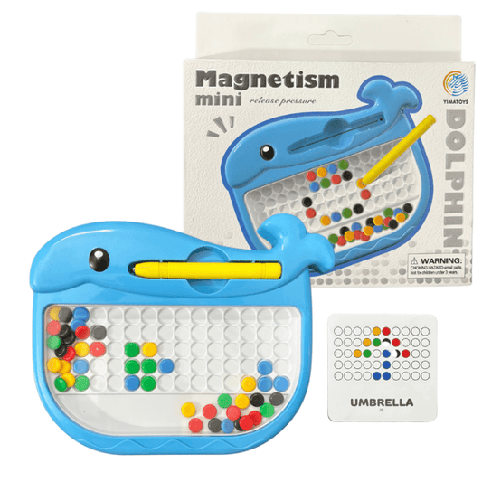 Dolphine Magnetic Bead Drawing Board for Toddlers