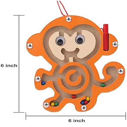 Magnetic wooden  Maze Toy