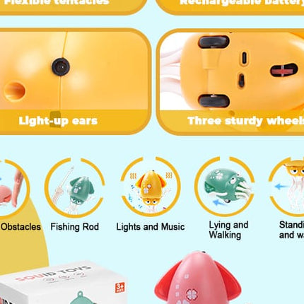 Picknies Dancing Octopus – Music, Lights & Crawling Fun!