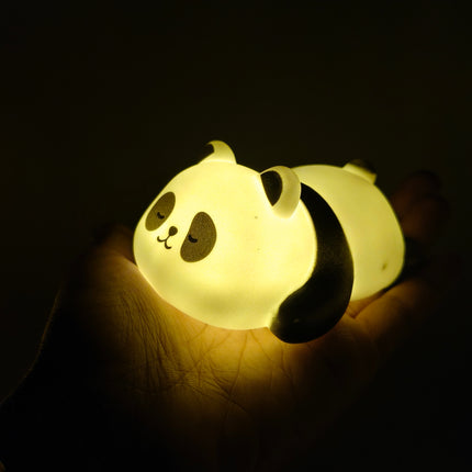 Mini sleeping panda lamp