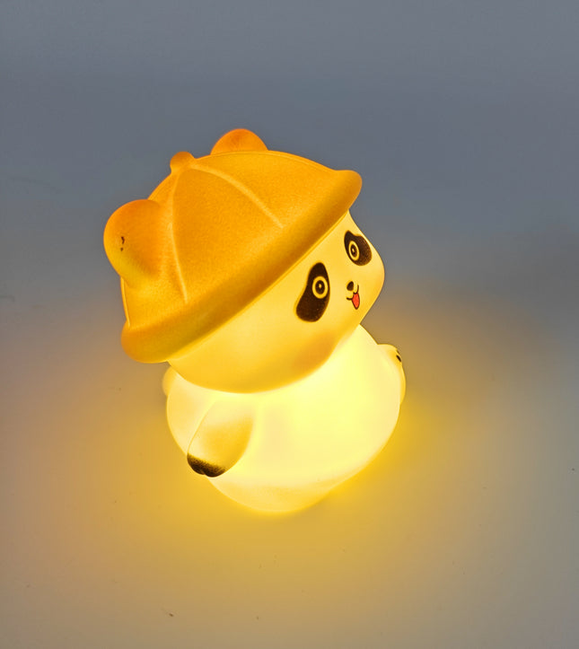 Mini sitting panda with cap night light