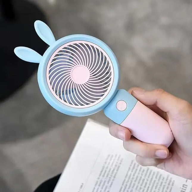 Rechargable Mini Turbo Fan & Phone Stand