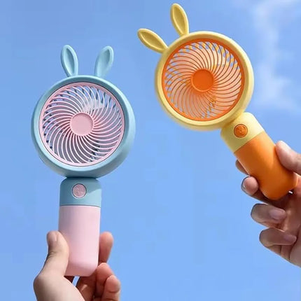 Rechargable Mini Turbo Fan & Phone Stand