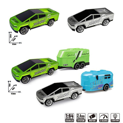 Diecast Metal Mini RC Car (Model 2) | 1:64 Scale size | 2.4G Remote Control
