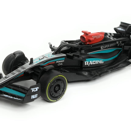 1:36 Scale Diecast Mercedes-AMG Petronas F1 W15 #63 | George Russell 2024 Racing Car | Pull Back Model