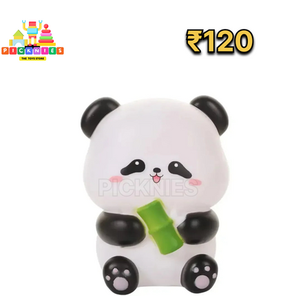 Big sitting panda with bamboo night light mini