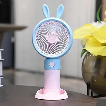 Rechargable Mini Turbo Fan & Phone Stand