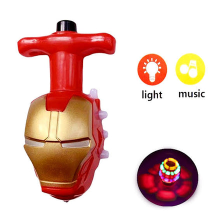 Magic Pegtop Spinner Toy with Music & Lights