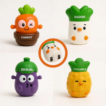 Fruits & Veggies Press N Go Toy (Random model)